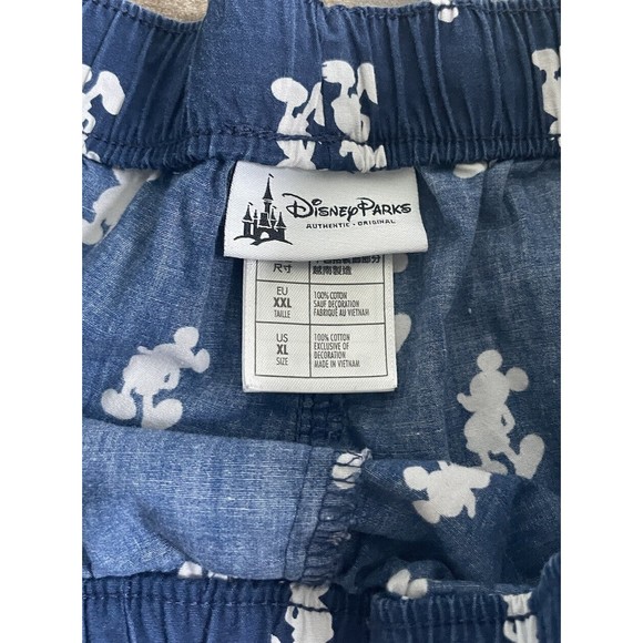 Disney parks Disneyland Mickey Mouse navy blue shorts bahama golf relaxed - Picture 4 of 4